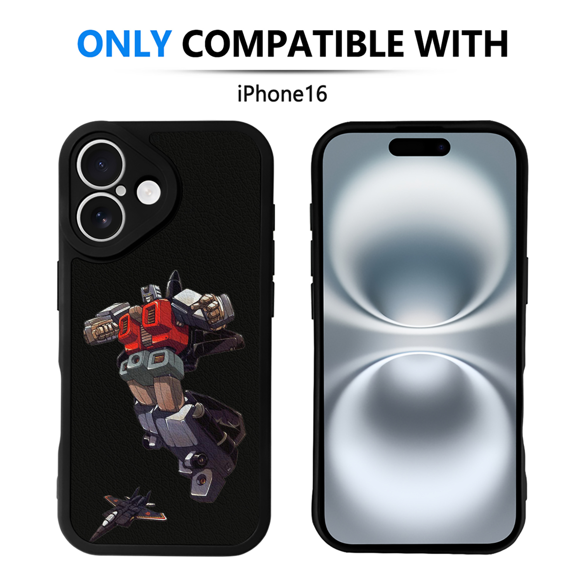 （画像用）  【iPhone 16シリーズ対応】シリコンスマホケース（レザー調） 材質：シリコン